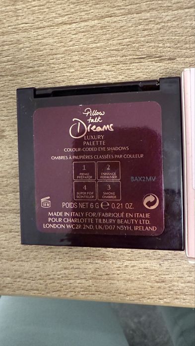 Paleta Charlotte Tilbury pilow talk dreams