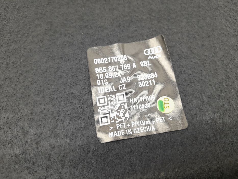 Chapeleira / tampo da mala AUDI A5 (FU2)