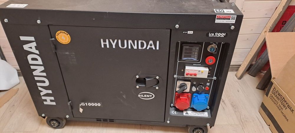 Agregat prądotwórczy Hyundai Nowy HDG 10 000