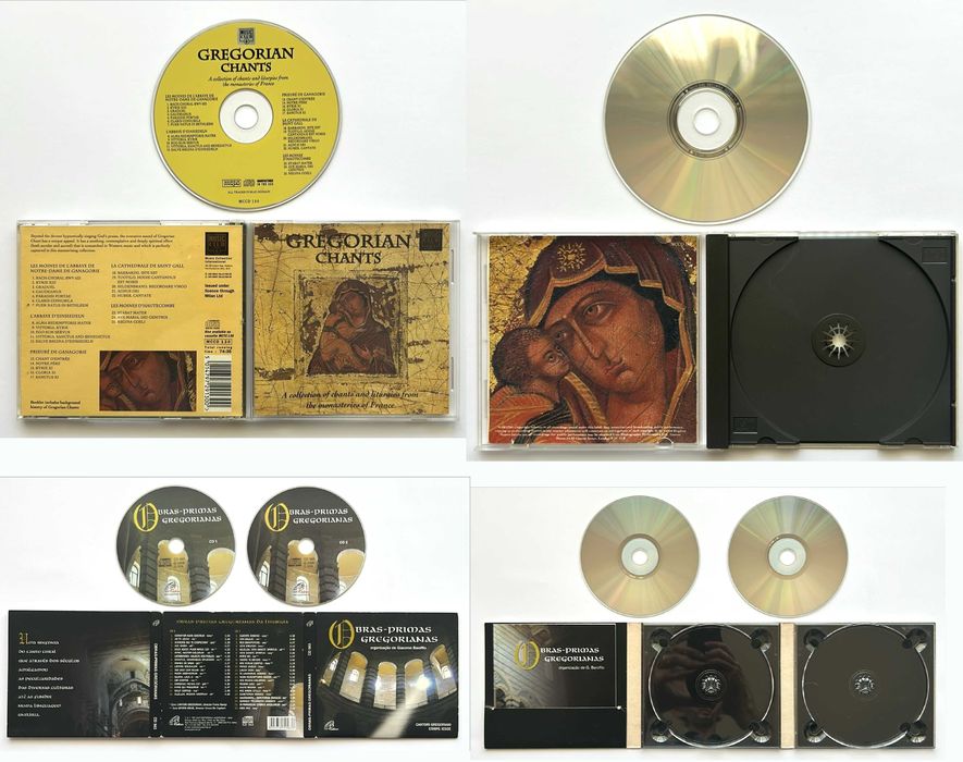 Coleção CDs Canto Gregoriano