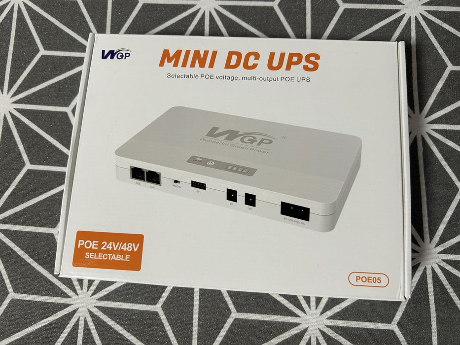 Mini UPS WGP POE05 ДБЖ безперебійник для роутера