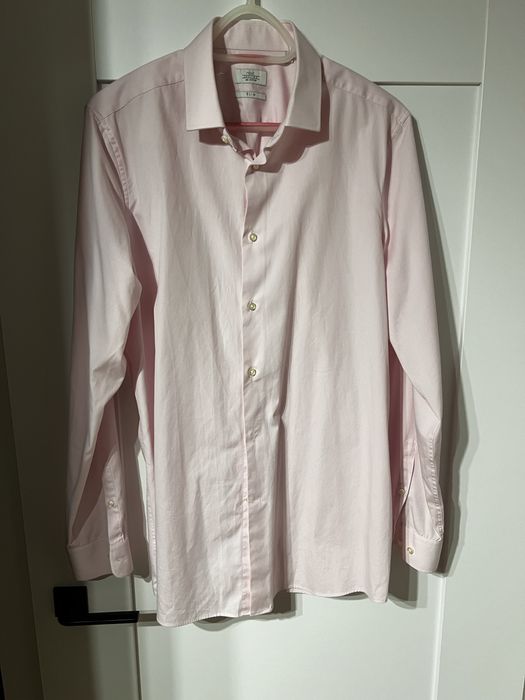 Elegancka, różowa koszula Next, roz 42 cm slim