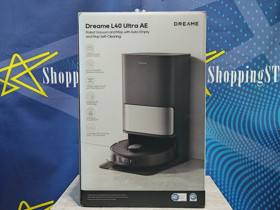 Робот-пилосос Dreame Bot L40 Ultra AE Black • Новий!