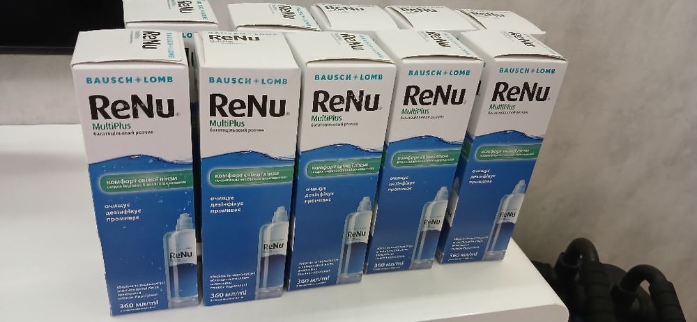 Розчини для контактних лінз Renu Multiplus 60мл, 120мл, 360мл
