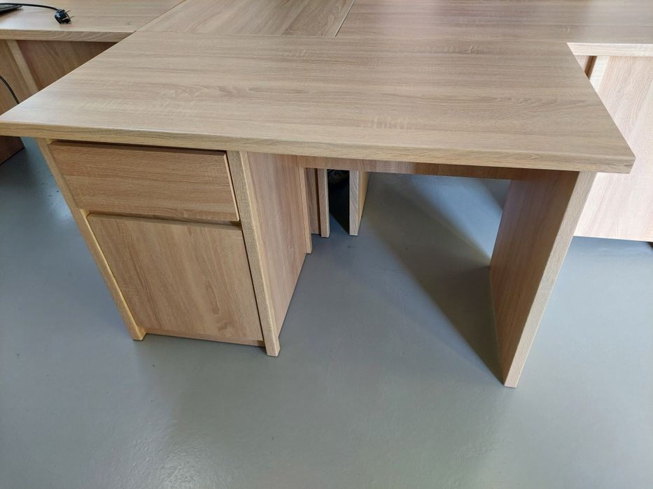 Biurko dąb sonoma 120cm długość jak nowe stan idealny