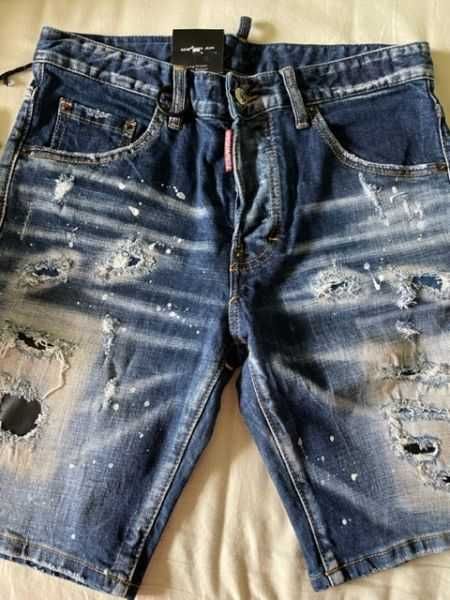 Sprzedam nowe , krótkie jeansy włoskiej firmy DSQUARED2.