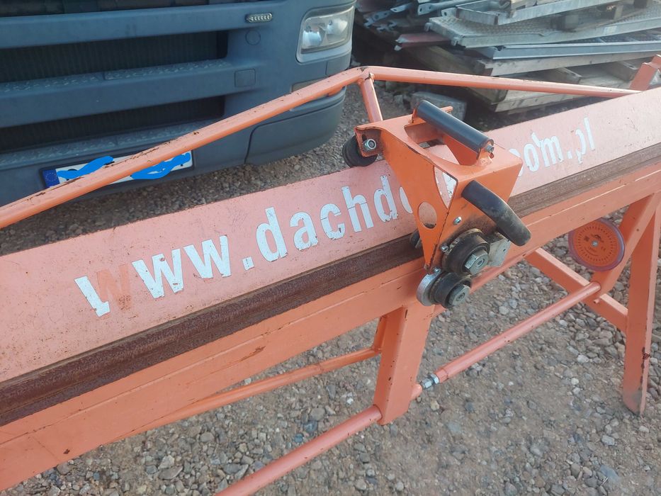 Giętarka do Blachy Zaginarka Krawedziarka 2,14m Nóż krążkowy Nożyce