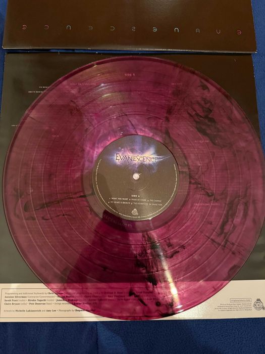 Evanescence Vinil Roxo
