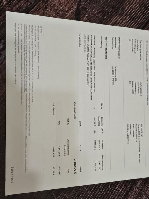 MSI Vector 17 HX A13V (Core i9-13980HX/32Gb/RTX 4080/SSD 1Tb/QHD 240Hz