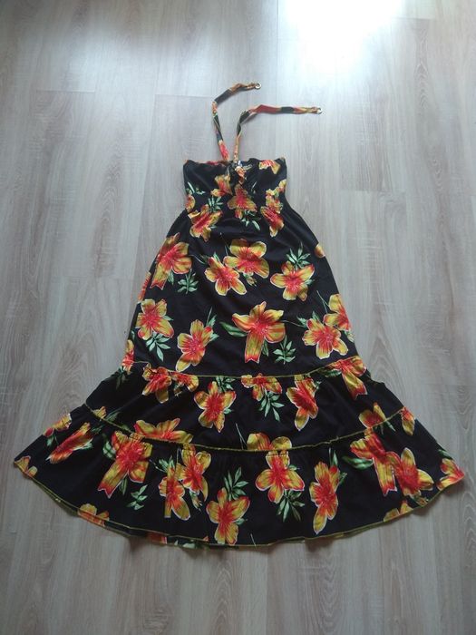 XXL Bawełna Maxi sukienka Kafuni