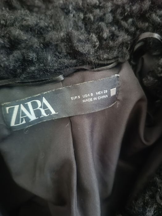 Kurtka pladzcz Teddy baranek Zara S