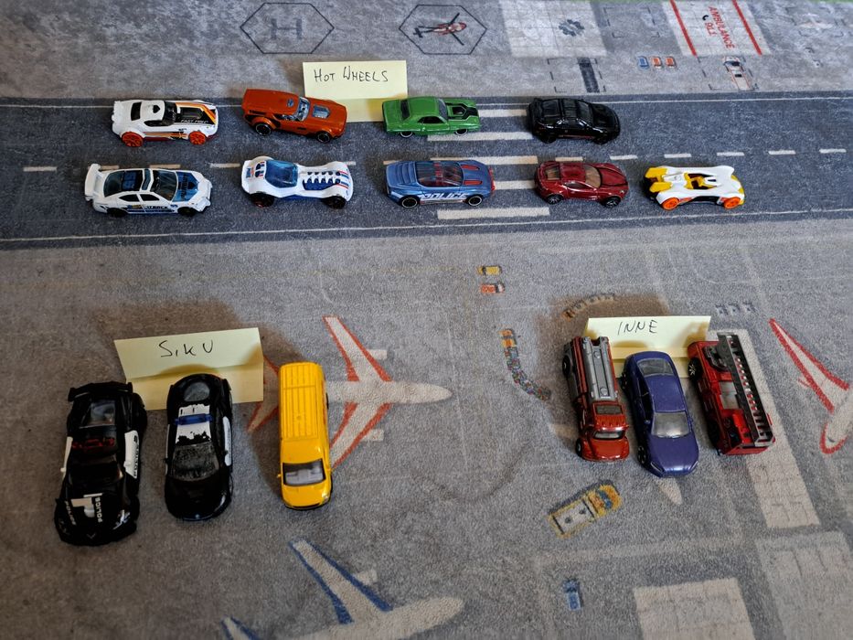 Resoraki autka 15 szt