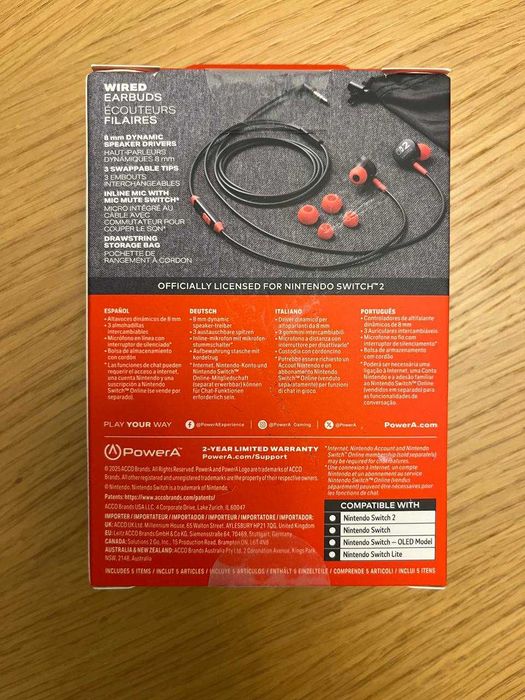 Навушники для Nintendo switch 2