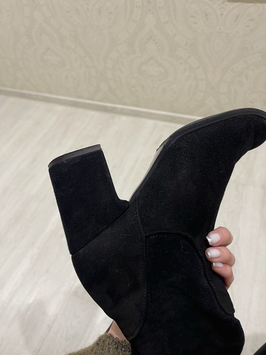 Ботфорти велюрові жіночі