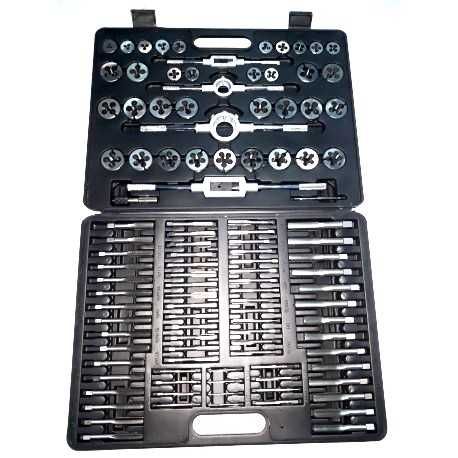 Набор метчиков и плашек 110шт. (М2 - М18) чемодан