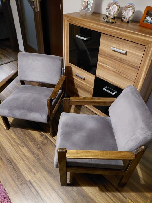 Fotele odnowione vintage