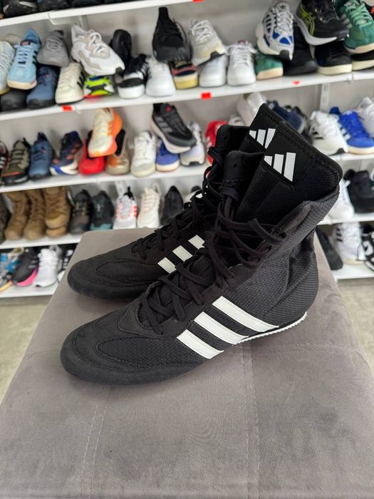 ОРИГІНАЛ 100% Кросівки Adidas Box Hog 2.0 Boxing Shoes Black FX0561 45