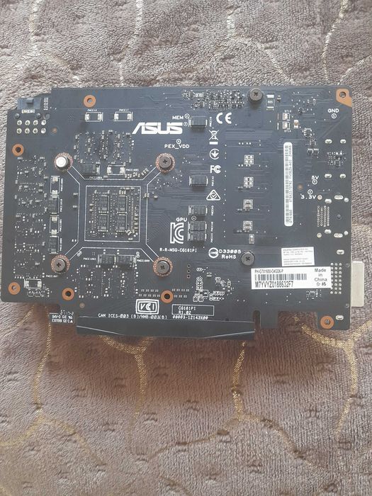 Gráfica asus geforce gtx 1650 phoenix OC 4GB