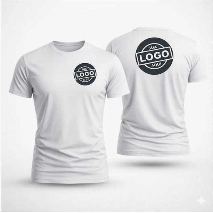 T shirts personalisada com logo da sua empresa ou igreja