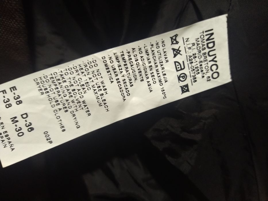 Blazer castanho senhora Tintoretto tamanho 38