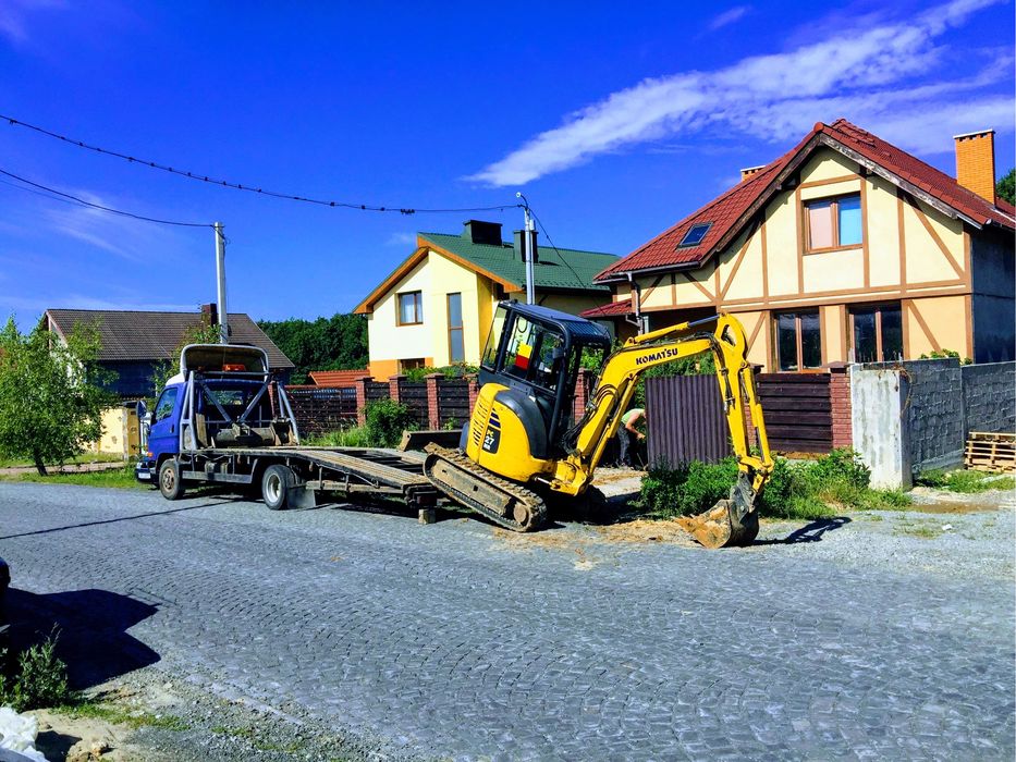 Оренда міні екскаватора, трактора, послуги екскаватора, екскаватор