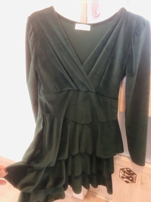 Tumiko- sukienka welur