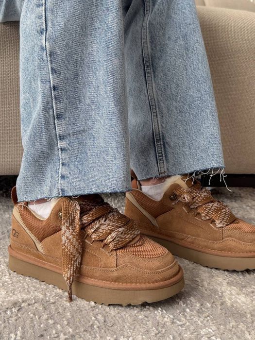 UGG Lowmel Chestnut теплі зимові уггі угі уги угги ловмел з хутром