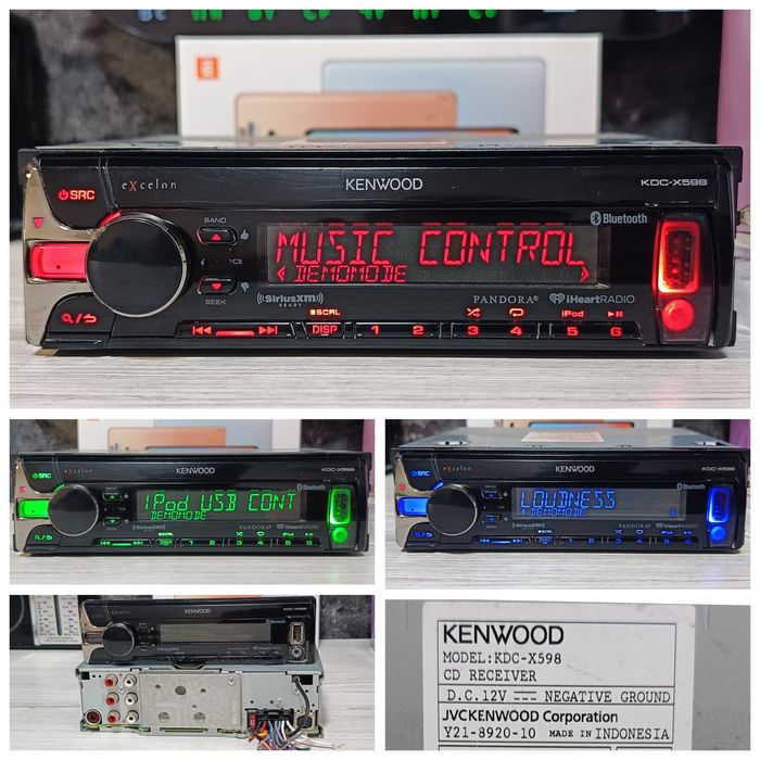 Процесорний Kenwood серії  kmm,kdc та kmr(Bluetooth audio system)