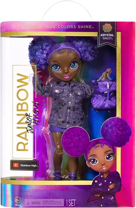Rainbow High Jr Krystal Bailey, PJ Party - Bella, PJ Party - Violet