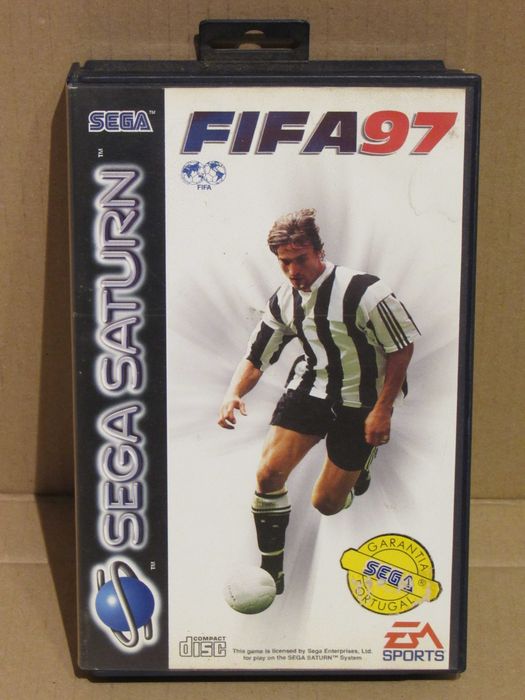 Jogo Sega Saturn FIFA 97 completo