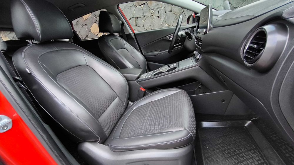 Hyundai kona 64kw, 20р. Їде 590км.!Максималка!Шкіра, асистенти, обігріви, обдуви Хюндай Кона