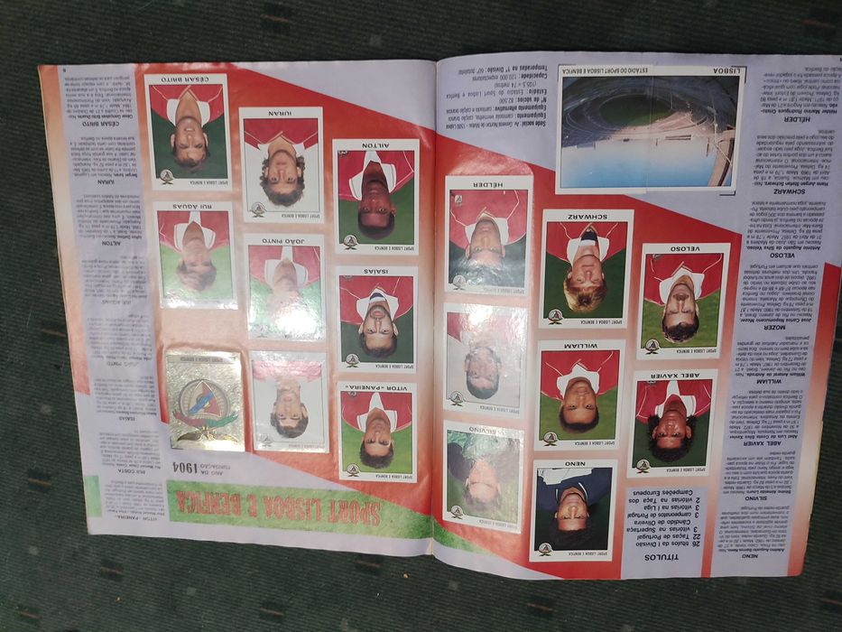 Caderneta de Cromos antiga Futebol 93/94 - Completa