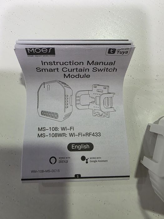 Controlador Cortina Inteligente Moes com Comando