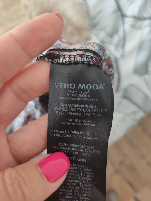 Długa sukienka Vero Moda rozm L