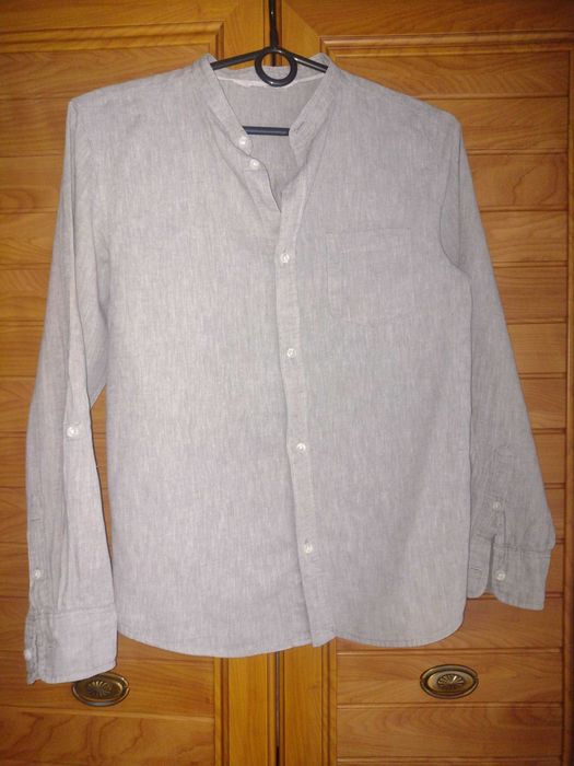 Szara koszula chłopięca