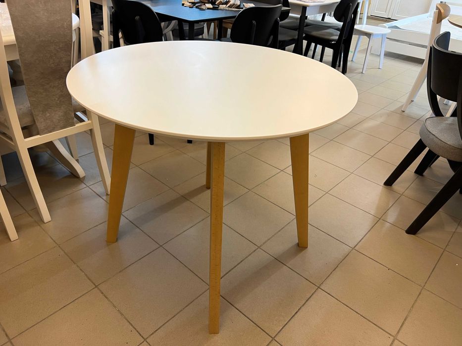 Стіл Марс Д90 кухонний круглий суцільний для дому на кухню для кухні