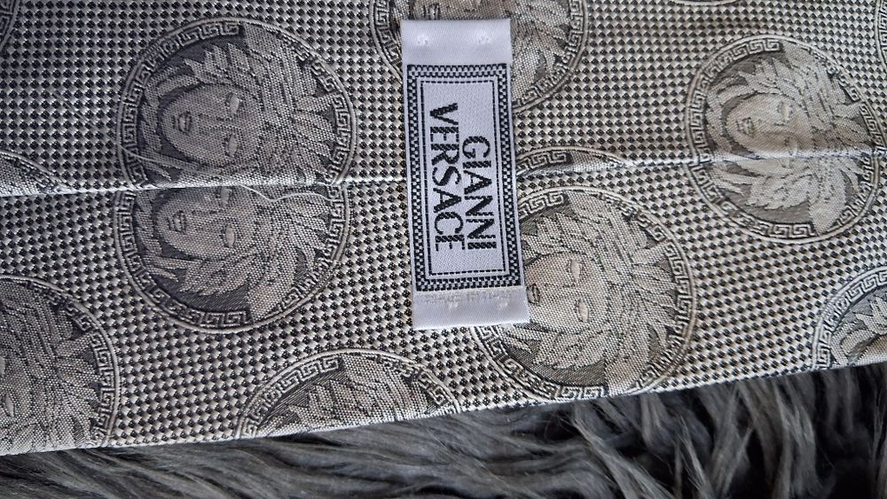 Krawat jedwab Ganni Versace