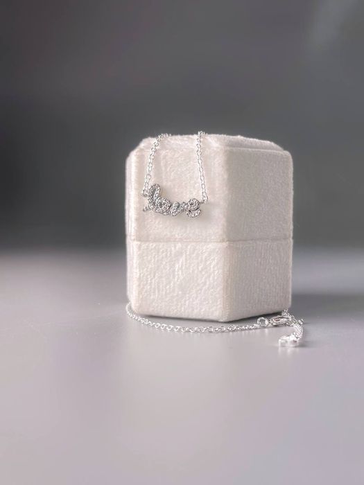 Намисто Pandora «Сяюче рукописне кохання» S925 з цирконієм