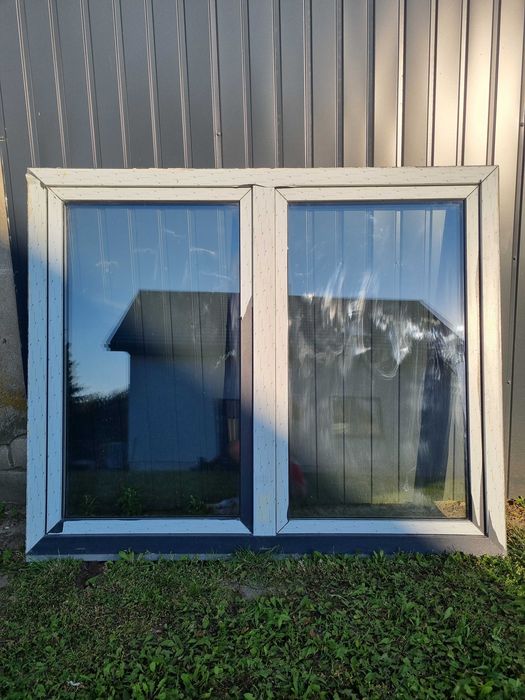 Sprzedam okno 1750x1430 antracyt 3szybowe