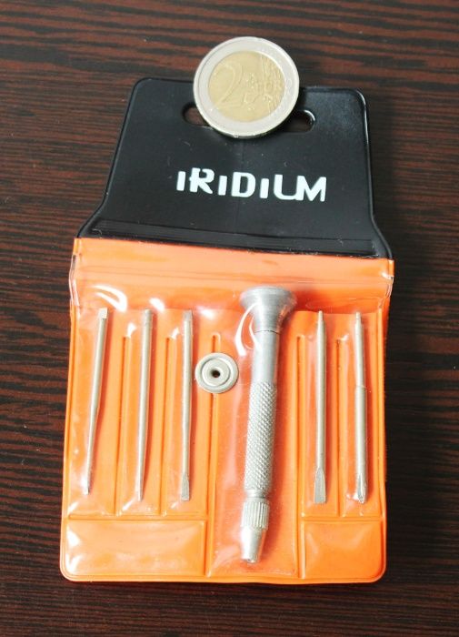 Kit de chaves de precisão em aço com bolsa da Iridium