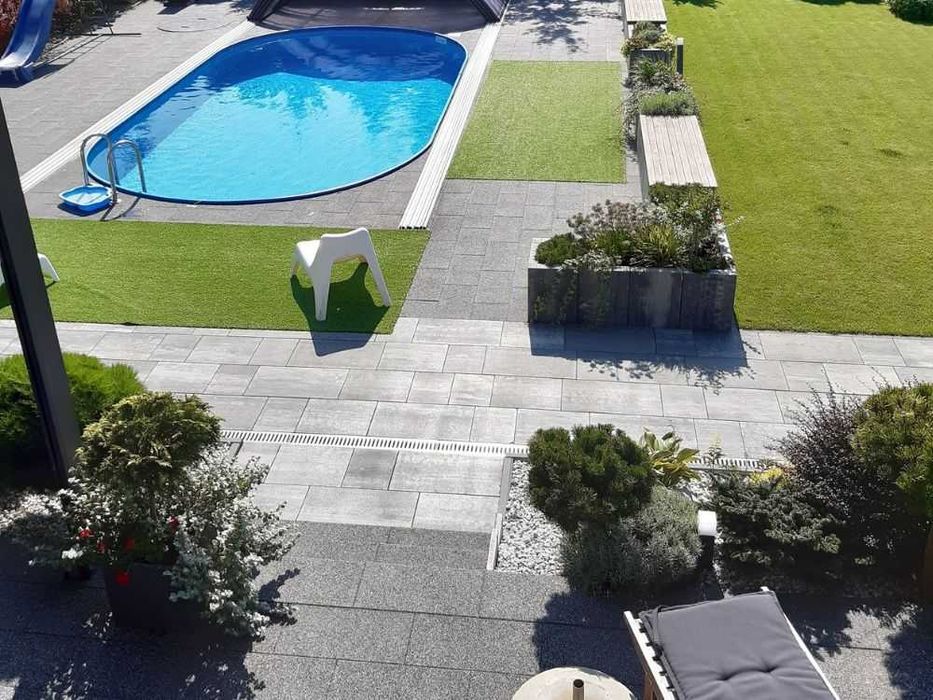 Basen typ niemiecki Kolam 10x4,16x1,5m Montaż