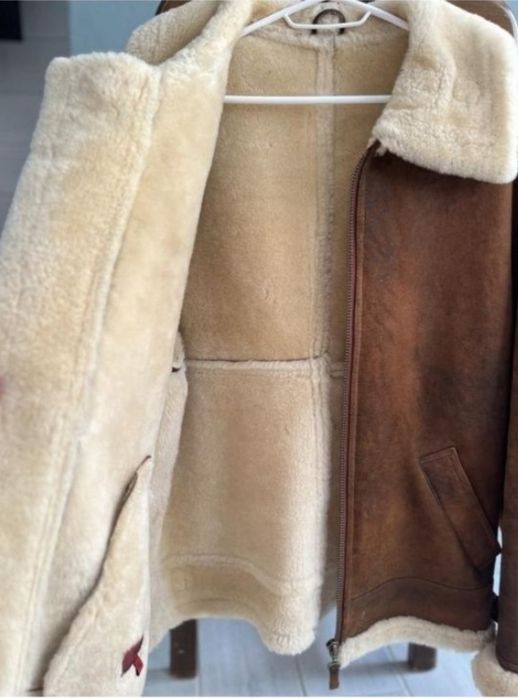 Чоловіча дубленка  пілот