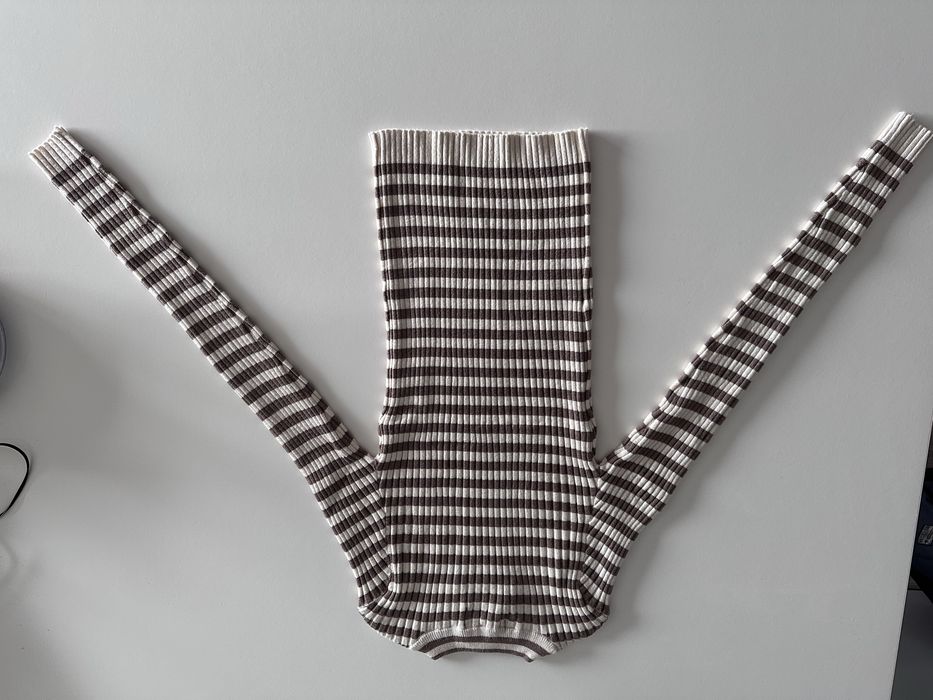 Sweter w paski Pieces Rozmiar M/38