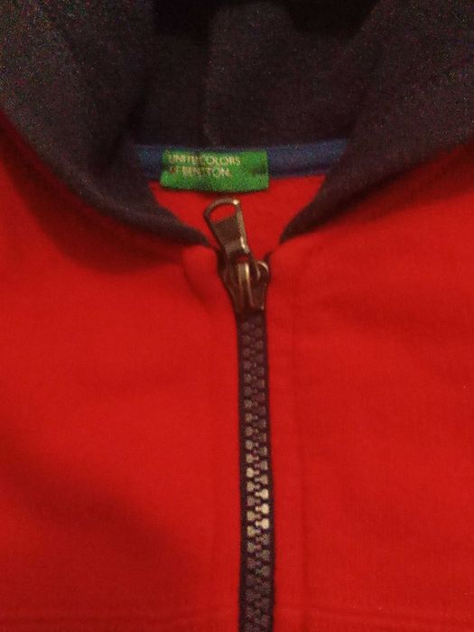 Casaco com capuz "Benetton"- T11/12 anos