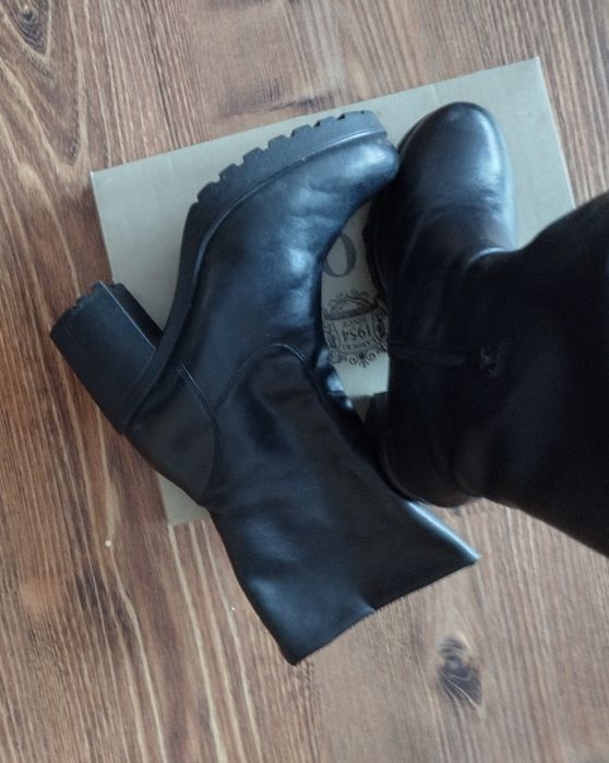 Buty na grubszej podeszwie