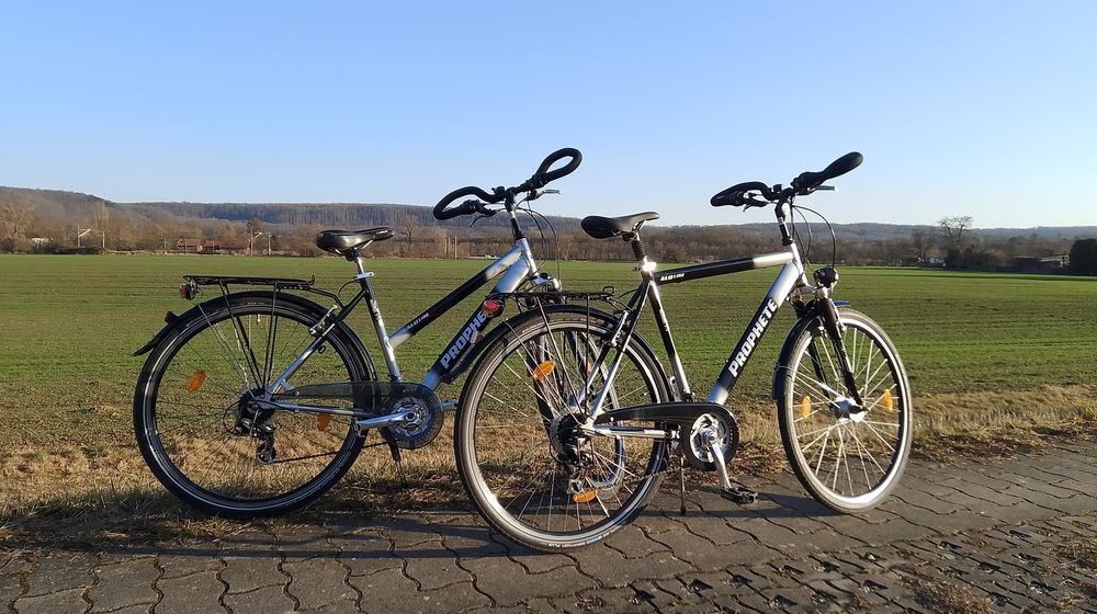 Rowery trekkingowe para.