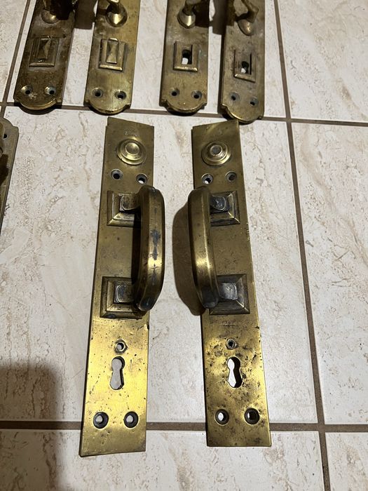 Ручки латунні, антикварні