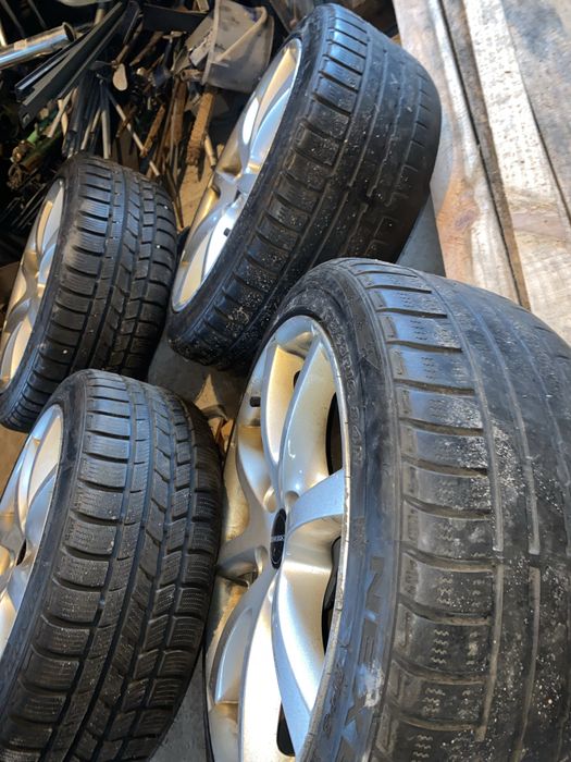 Jogo 4 Jantes BORBET 16" 4x100 com Pneus Nexen 195/45R16 (Inverno/M+S)