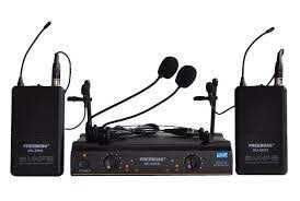 Радіомікрофони для церкви двохканальні безпровідні.