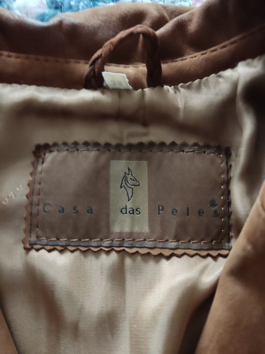 Blazer em pele tamanho 38